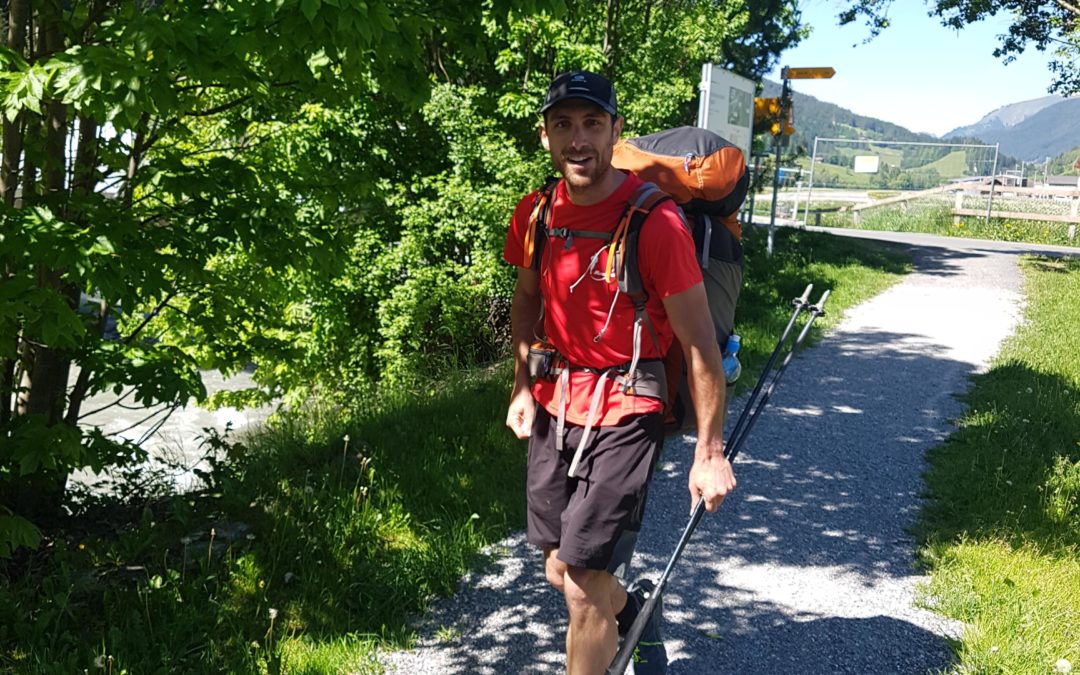 Et un sportif en fond de vallée, mais de bonne humeur !! Ça fait plaisir, go Lulu !