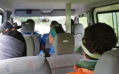 Descente du poyet au chaud dans le bus